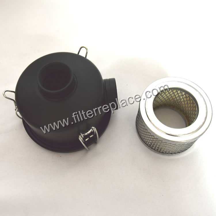 F004  Steel Case  Vacuum inlet Air  filter housing  G1 1/4