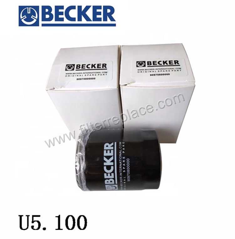 Becker oil filter 909708-00000 for U5.100 vacuum pump 