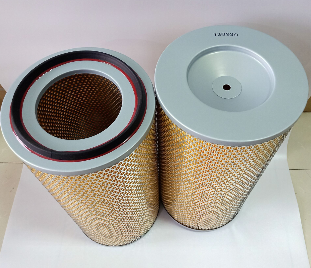 Replacement air filter cartridge 730939 for Rietschle  vacuum pump from China filter factory 