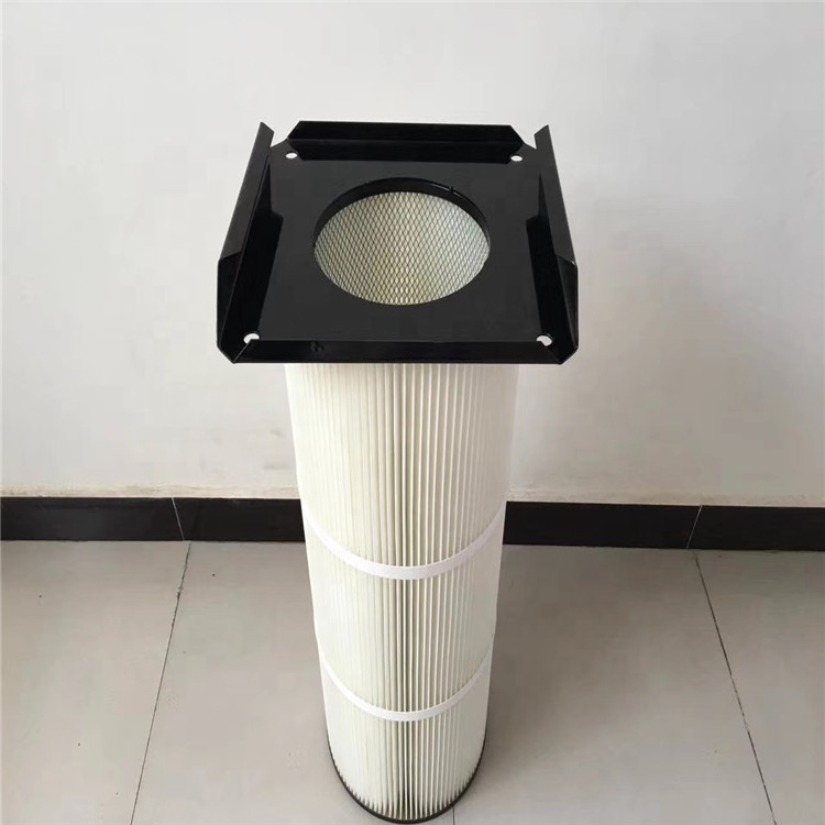 Non-Woven Polyester Fiber Square Flange Air Filter Cartridge