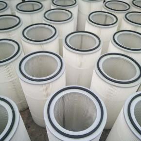 Spun Bond Polyester Cartridge Filter For Grinding Dust